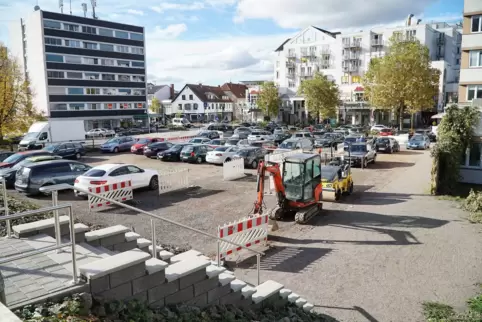 Modernisiert, aber noch lange nicht fertig: Der Parkpaltz am am Vauban-Carrée.