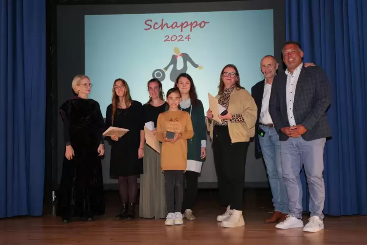 Die Schappo-Gewinner: Zu den ausgezeichneten Ensembles zählen die Frogs on stage aus Jockgrim (Mitte im gelbem Shirt Helene Seil