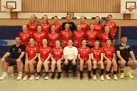 Die Handball-Frauen der Turnerschaft Rodalben. 