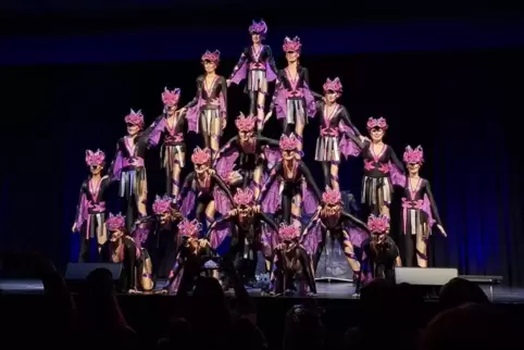 Auch Donnersberger Gruppen waren beim Tanzfestival in Kirchheimbolanden vertreten. Auf dem Bild zu sehen ist die Gruppe „Illusio