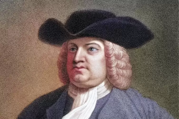 William Penn auf einer Darstellung im 1833 veröffentlichten Buch „Gallery of Portraits“.