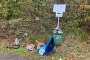 Das war die Tage am Eisenberger Waldrand zu entdecken.