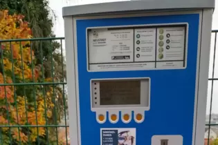 Der Parkscheinautomat ist nun in Betrieb.