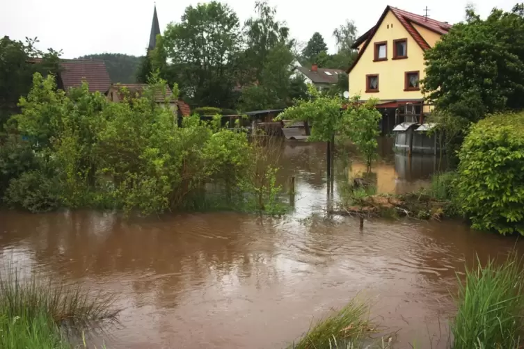 Beim Hochwasser im Mai gab es Überschwemmungen in Bobenthal. 