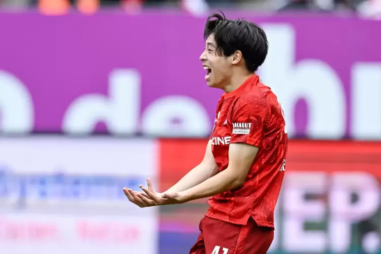 Daisuke Yokota gehörte zu den auffälligen FCK-Akteuren. 