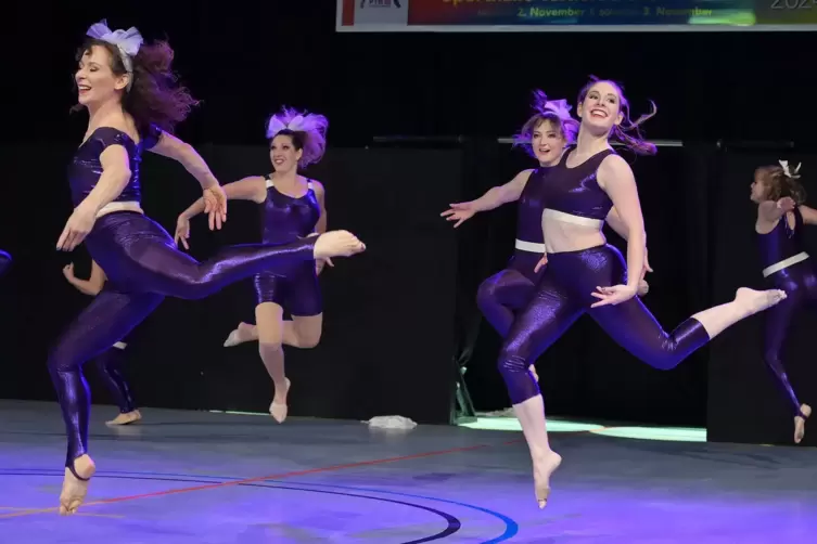 Sind in Ludwigshafen dabei: die Formation „Just Dance“ der VT Böhl. 