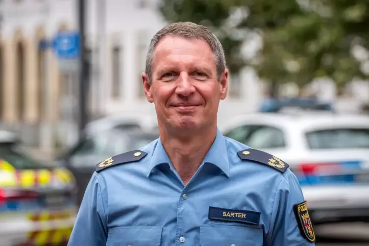 Ist bereits seit 1985 im Polizeidienst: Andreas Sarter (56).