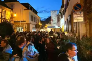 Gemütliche Stunden verspricht das Martinus-Weinfest in St. Martin.