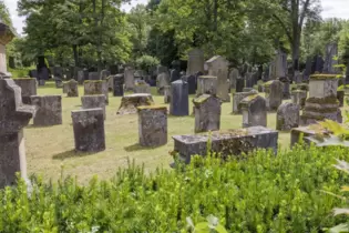 Ein Blick auf den alten jüdischen Friedhof.