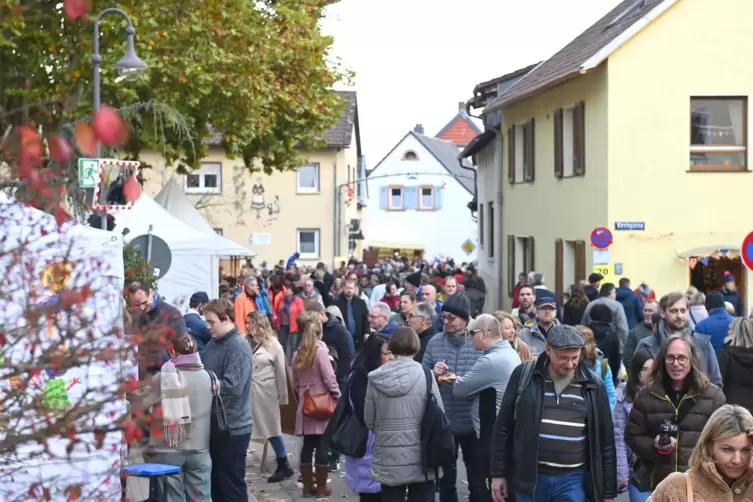 Großer Andrang herrschte in Erpolzheim am Wochenende.