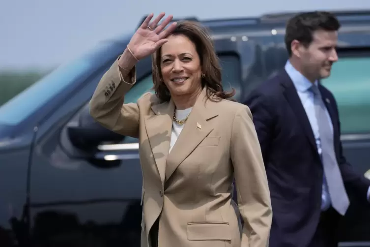 Wird Vizepräsidentin Kamala Harris die erste Frau im Amt des US-Staatschefs? 