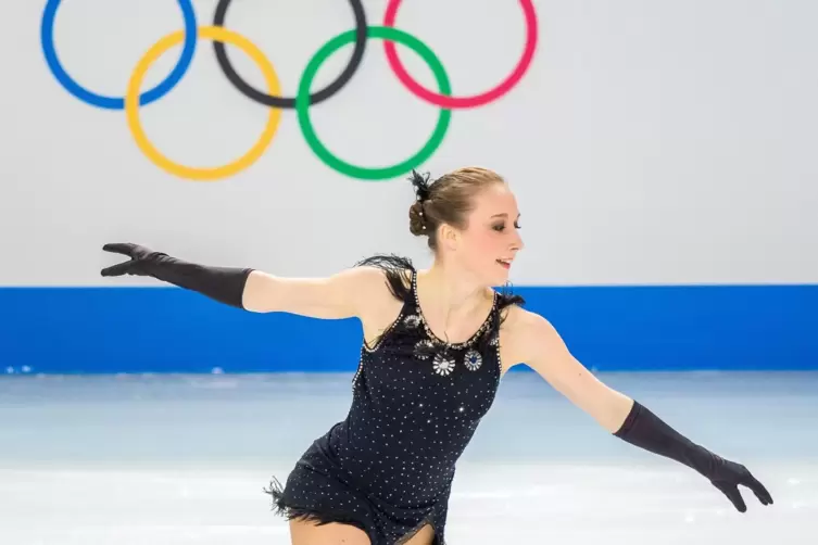 Ihr größter Erfolg: Bei Olympia 2014 in Sotschi war die Frankenthalerin Nathalie Weinzierl nach dem Kurzprogramm Zehnte. 