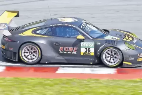 Auf Anhieb schnell: der Schütz-Porsche in Oschersleben.