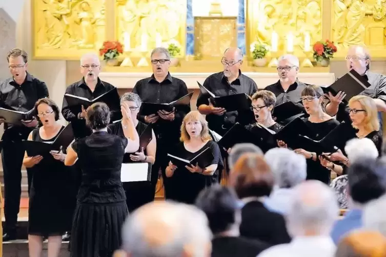 Zum Abschluss der Rosenberger Musiktage trat der Kammerchor Zweibrücken auf.