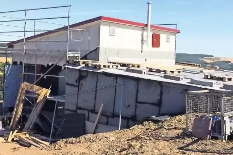 Hat ein Speichervolumen von 250 Kubikmetern: der neue Wasser-Hochbehälter Waldgrehweiler.