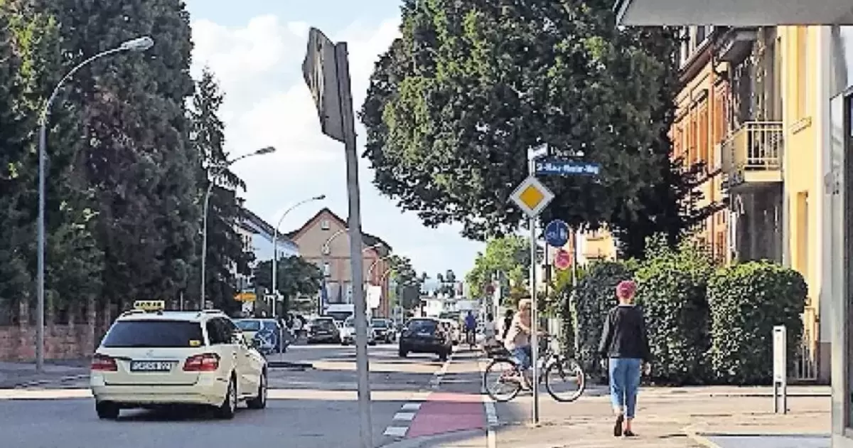 Bahnhofstraße: Laut Grünen werden Radler behindert - Speyer - DIE RHEINPFALZ