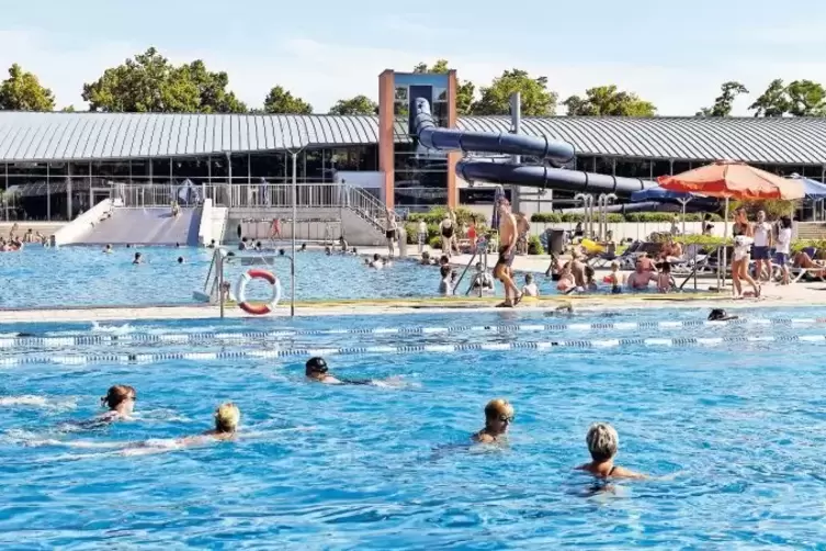 Das Freibad des Bademaxx: Wenn es Ende September geschlossen wird, beginnen die Arbeiten für das neue Becken.