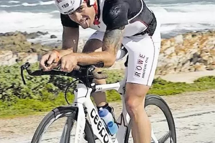 Als der Körper noch mitspielte: Marco Maurer vor seinem zweiten Iron Man Hawaii (2012).