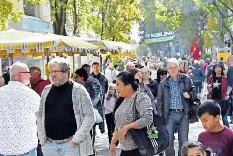 Ein Brennpunkt des Geschehens: die Speyerer Straße.