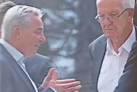 Kompromiss-Suche: Winfried Kretschmann (rechts) und Thomas Strobl.