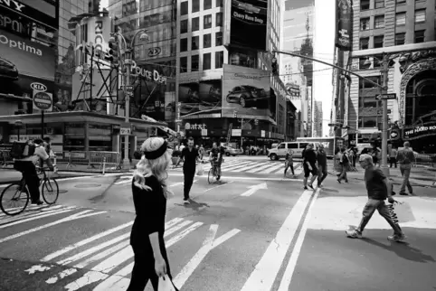 In der Kammgarn ab heute Abend zur Eröffnung des Bluesfestivals zu sehen: Stadtansicht aus New York.