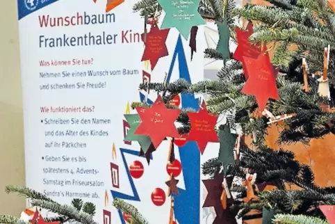 452 Wunschbaum-Wünsche konnte der Kinderschutzbund nach eigenen Angaben erfüllen.