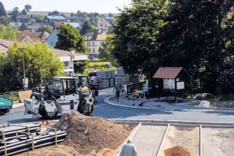 Der Ausbau der Ortsdurchfahrt wird Hornbach auch 2018 beschäftigen. Der erste Abschnitt samt Einmündung in den Butterweg wurde d