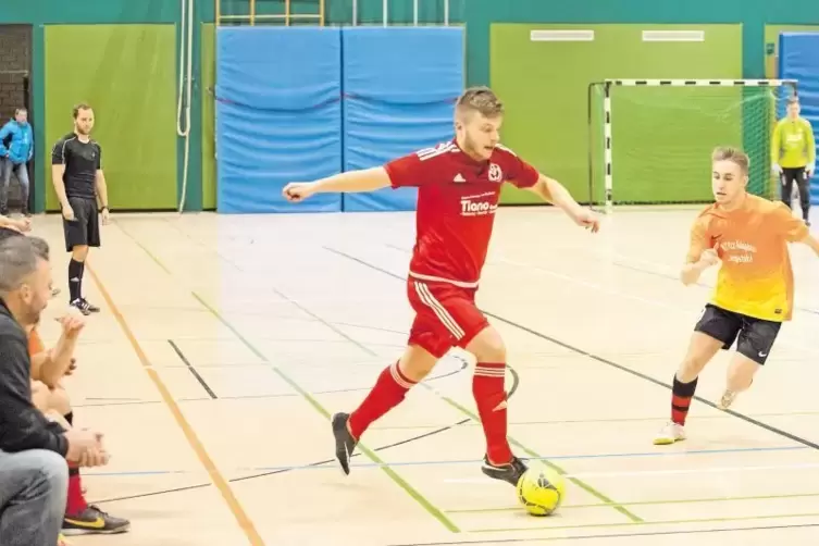 Freie Fahrt für die Futsal-Regeln: Bei der Kreismeisterschaft wie hier beim Finale im Januar 2017 im Kreis Kusel-Kaiserslautern 