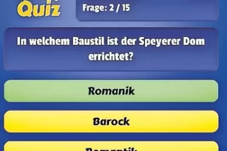 Die Zeit läuft: Nutzer müssen die richtige Antwort finden. Diese erscheint dann grün.