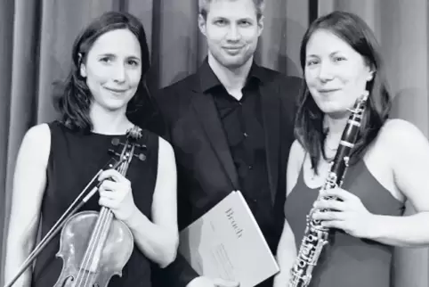 Trio mit Klarinette (von links): Barbara Buntrock, Andreas Hering, Sayaka Schmuck.