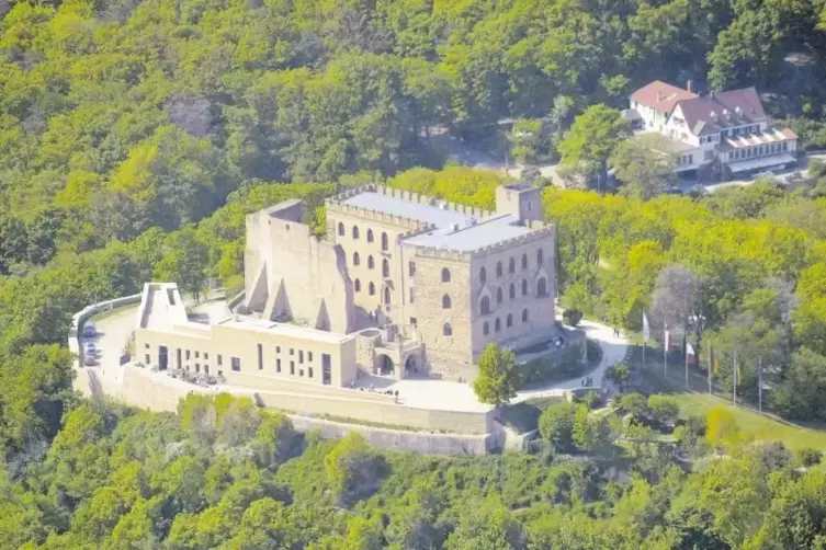 Schauplatz des 15. Regionalkrimis von Dietmar Becker: das Hambacher Schloss.