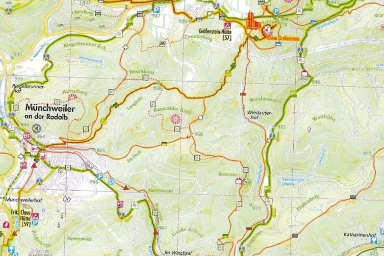 200.000 Euro soll die Erneuerung des Radwegs im Zieglertal zwischen der Burg Gräfenstein bei Merzalben und Hinterweidenthal (dun