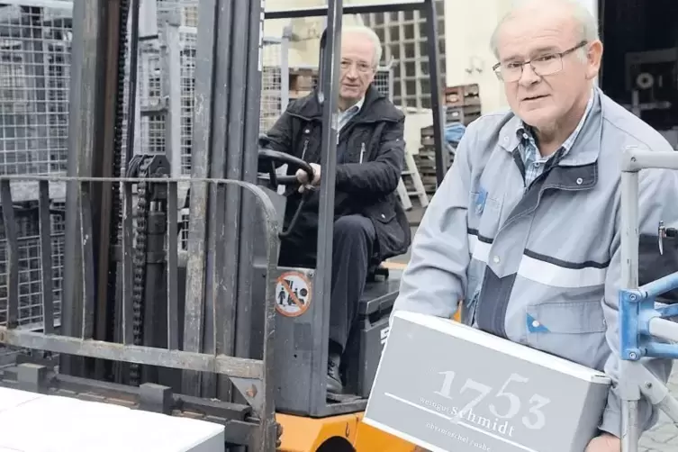 Ein über Jahrzehnte eingespieltes Team: Seniorchef Herbert Schmidt (links) und Wolfgang Glass.