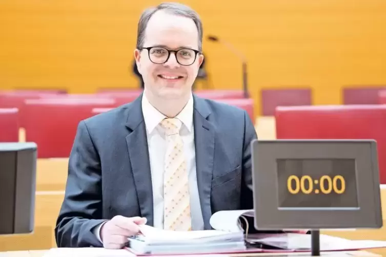 Seriös: Markus Rinderspacher im bayerischen Landtag.