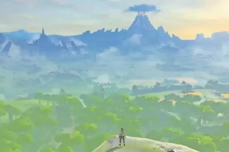 Viel Platz zum Austoben, aber auch viel Sucherei: Die Welt von „Breath of the Wild“.