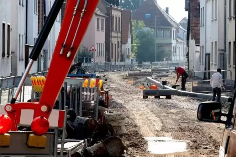 13 Monate lang war die Hauptstraße eine Baustelle. Foto: Iversen 