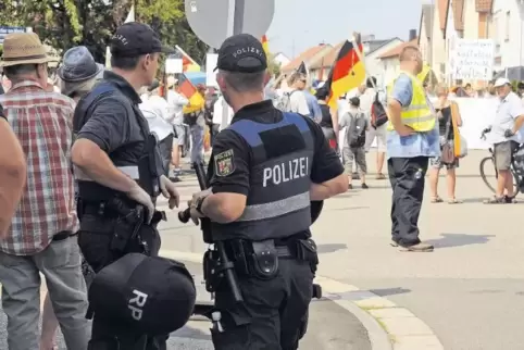 Demonstrationszug des Frauenbündnisses für Kandel am Samstag.