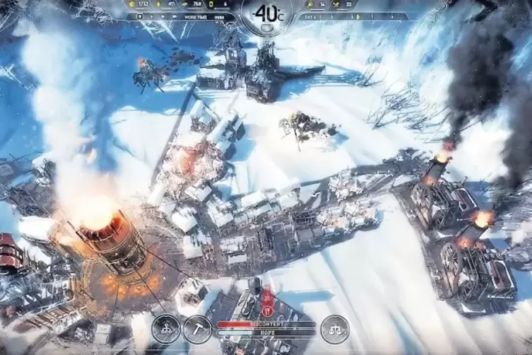 Harter Überlebenskampf: „Frostpunk“.