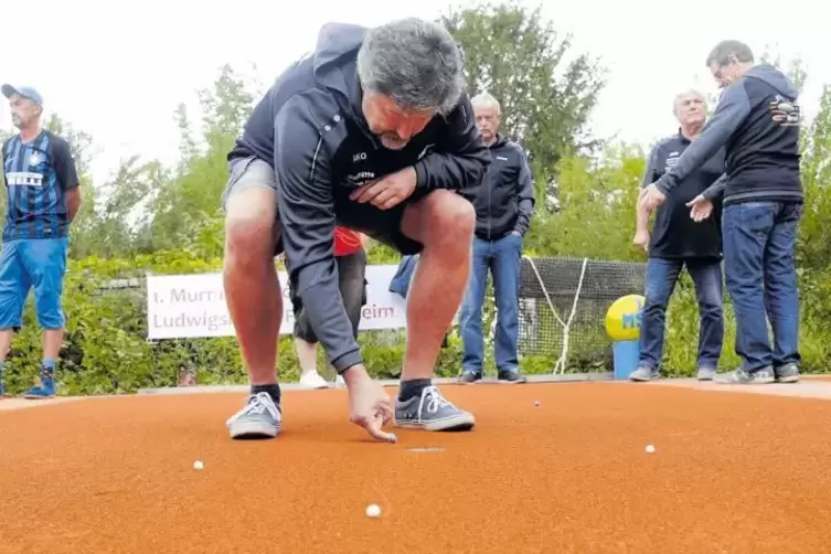 Da ist Präzision gefragt: einer der Spieler bei den German Open.