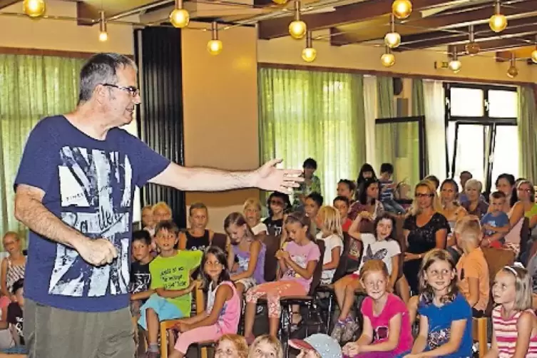 Harald Schneider war in Iggelheim mit den „Palzki-Kids“ da.