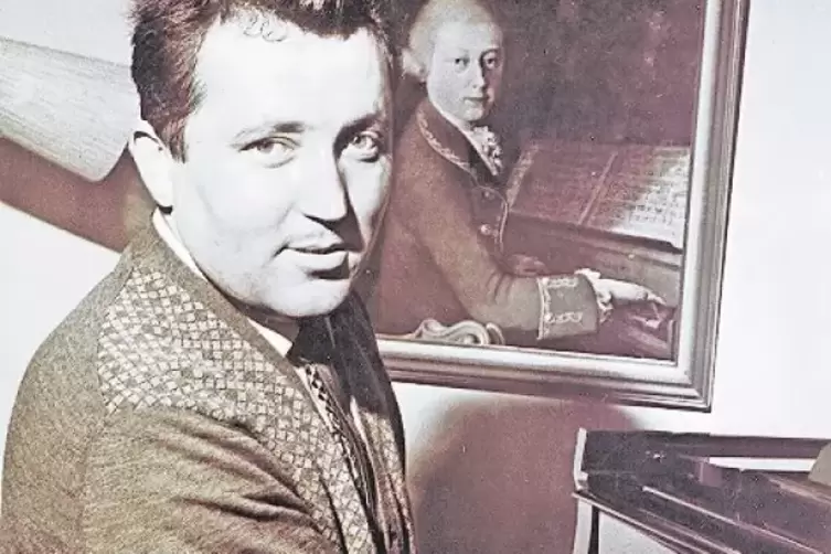 Selbstbewusste Foto-Pose: Fritz Wunderlich.