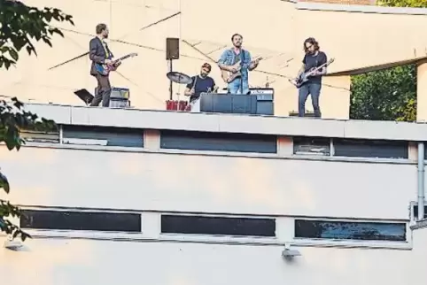 Der Höhepunkt 2017: die All Star Band auf dem Dach des Kulturzentrums Das Haus.