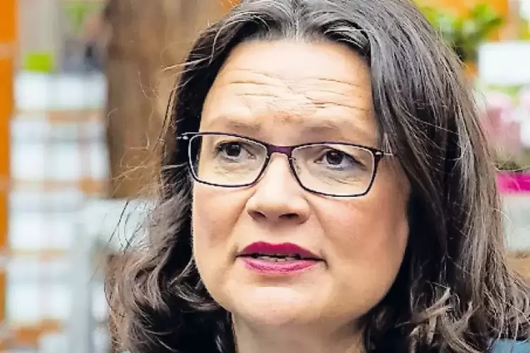 „Reaktionen zeigen, dass wir uns geirrt haben“: SPD-Chefin Nahles.