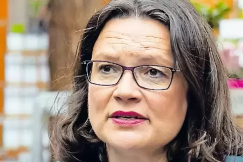 „Reaktionen zeigen, dass wir uns geirrt haben“: SPD-Chefin Nahles.