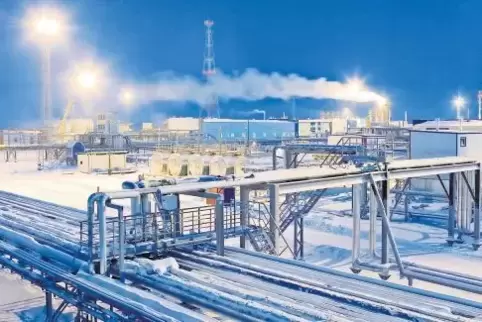 Im sibirischen Erdgasfeld Juschno Russkoje fördert Wintershall zusammen mit dem russischen Energiekonzern Gazprom Erdgas.
