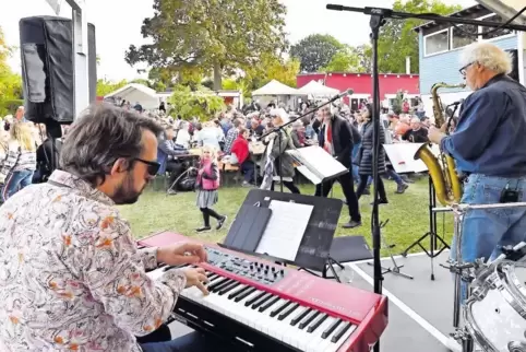 Entspannte Töne: die Jazzband „So What“ aus Heidelberg.