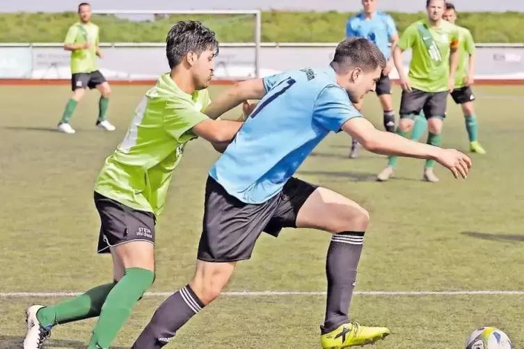 Kaum zu halten: Marcel Münch (hier in einem früheren Spiel gegen ASV Waldsee) ist in guter Verfassung.