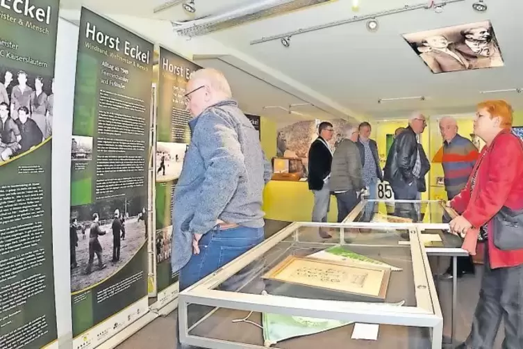 180 Exponate bereichern die Eckel-Ausstellung im Pfälzischen Sportmuseum in Hauenstein.