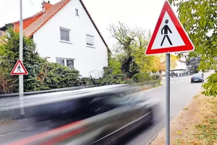 85 Prozent der Fahrer fahren Im Schlossgarten zu schnell.