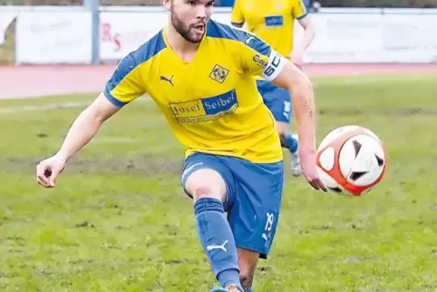 Wohl wieder fitter Hoffnungsträger beim Tabellenletzten der Fußball-Verbandsliga: Christof Seibel, der für den SC Hauenstein 52 